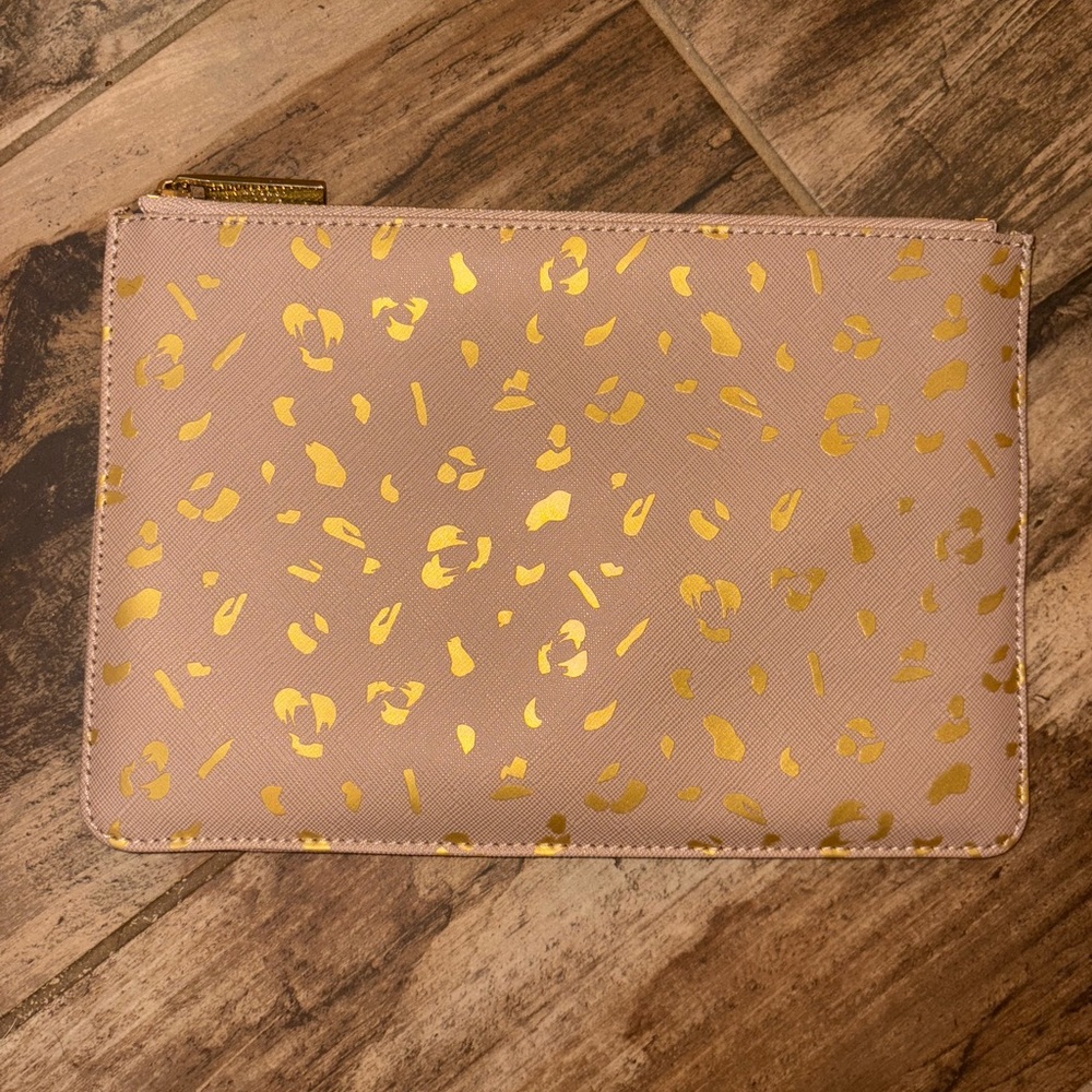 Katie Loxton Pink and Gold Pouch